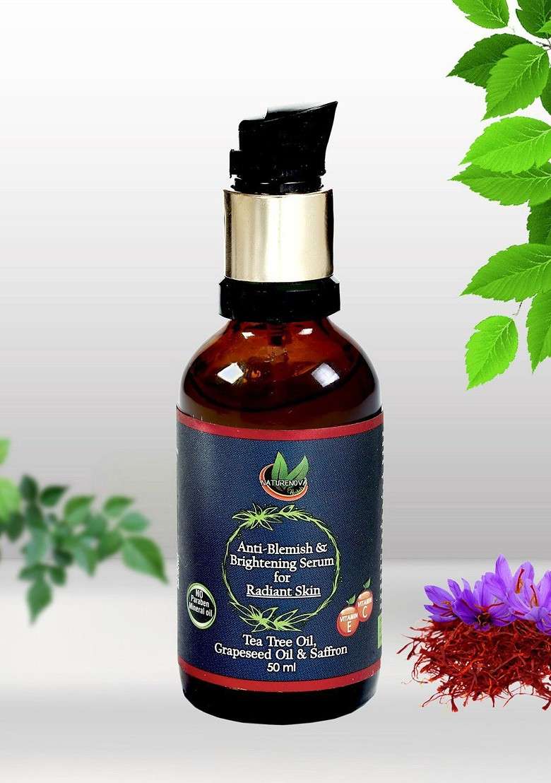 Naturenova Herbals Skin Brightening Face Wash Oil Serum 195Ml - Indya