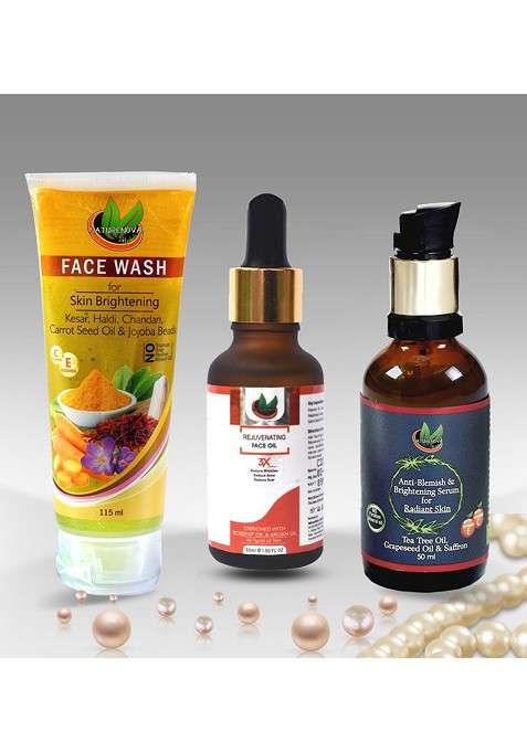 Naturenova Herbals Skin Brightening Face Wash Oil Serum 195Ml