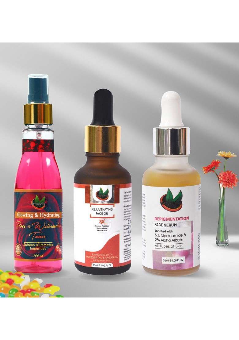 Naturenova Herbals Face Serum 30 Ml Oil Toner 100 - Indya