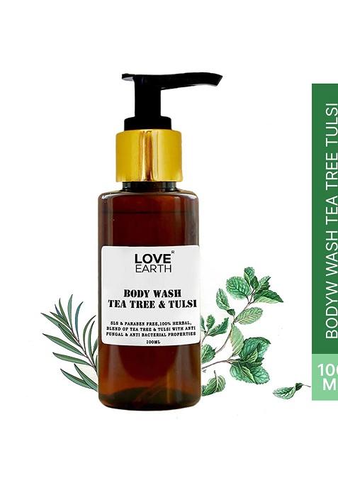 Love Earth Tea Tree Tulsi Body Wash 100 Ml