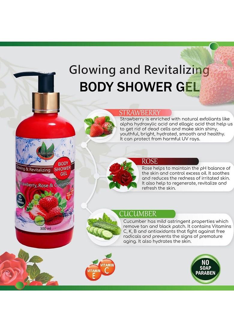 Naturenova Herbals Glowing Revitalizing Body Shower Gel 300 Ml