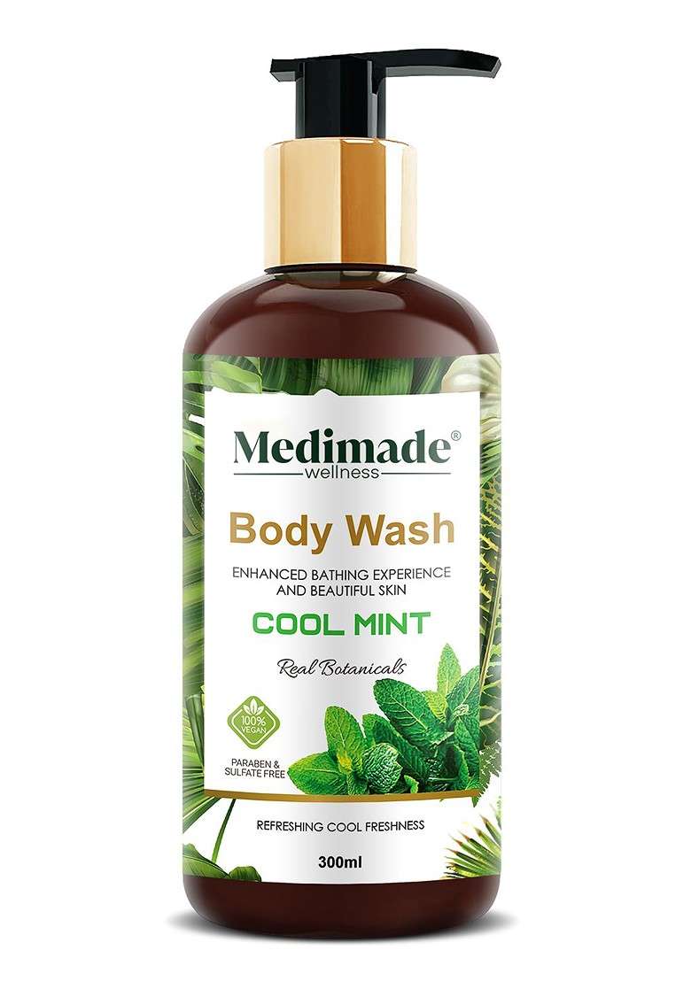 Medimade Cooling Mint Body Wash 300 Ml - Indya