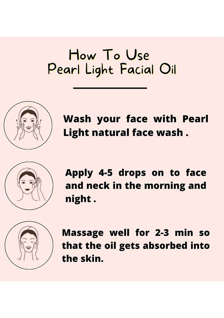 Passion Indulge Set Of Pearl Light Clear Complexion Facial Oil Face Cleanser 110 Ml - Indya