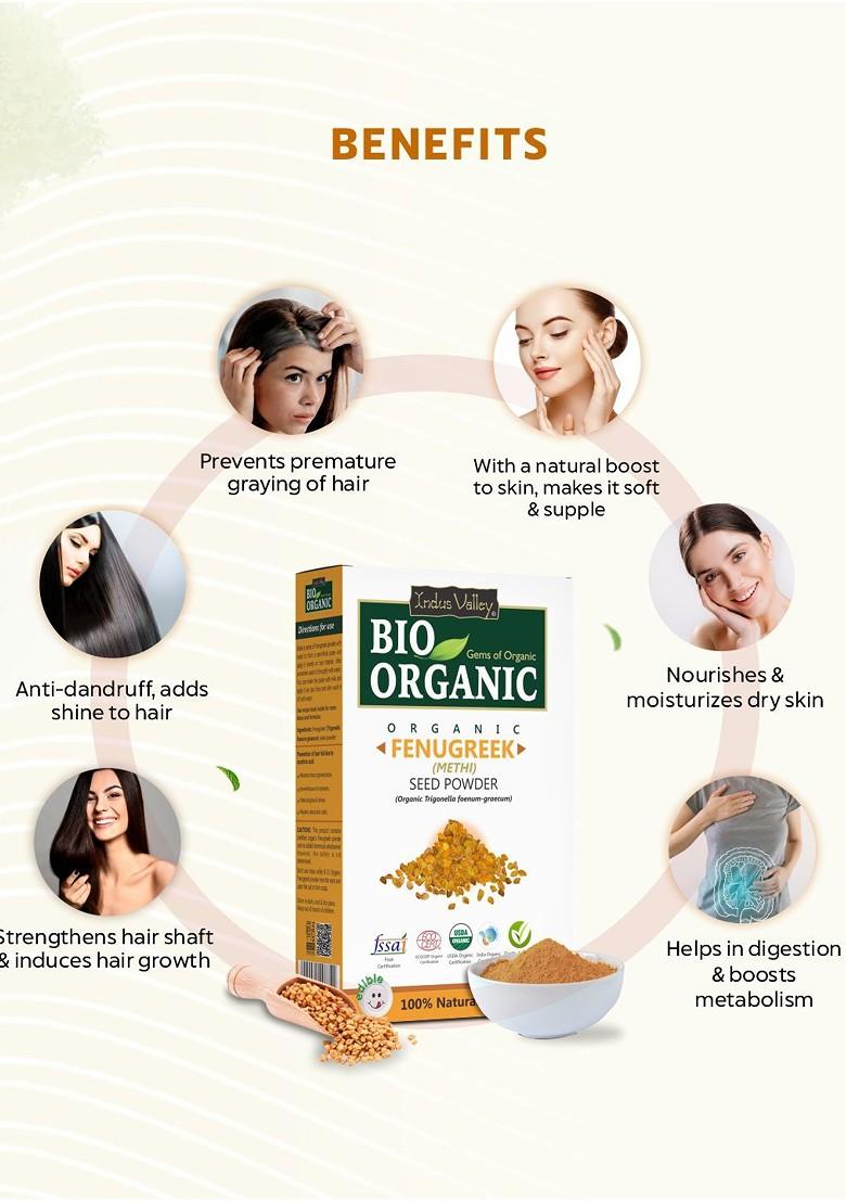 Indus Valley Pack Of 2 Bio Organic Fenugreek Powder