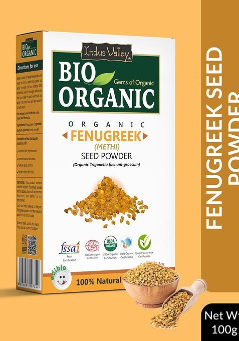 Indus Valley Pack Of 2 Bio Organic Fenugreek Powder