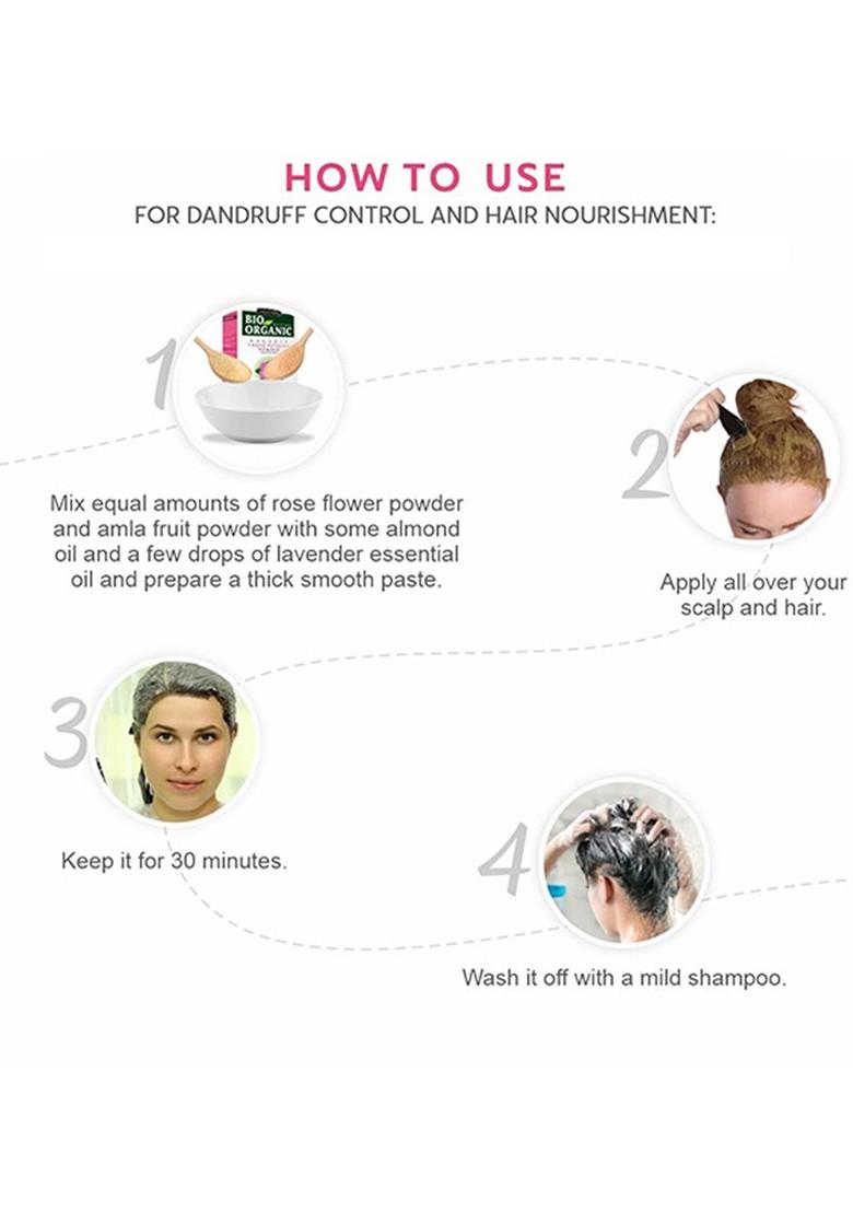 Indus Valley Pack Of 2 Bio Organic Rose Petal Powder