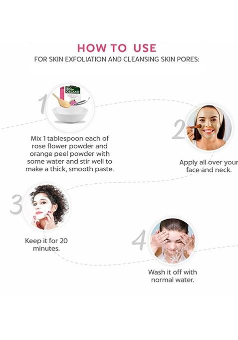 Indus Valley Pack Of 2 Bio Organic Rose Petal Powder