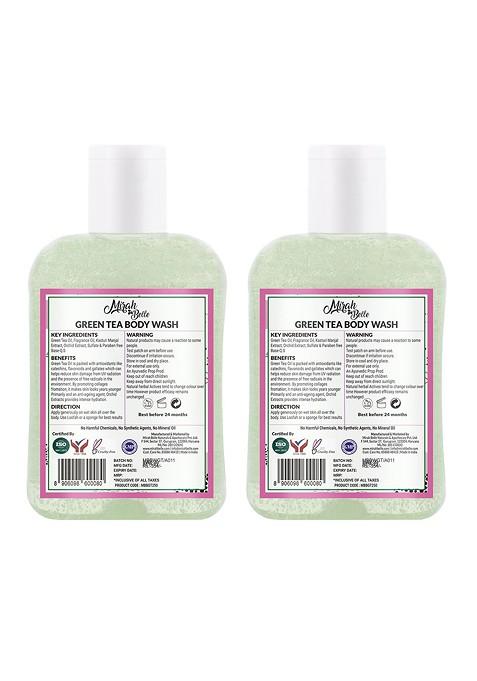 Mirah Belle Pack Of 2 Green Tea Anti Aging Body Wash 250Ml Each