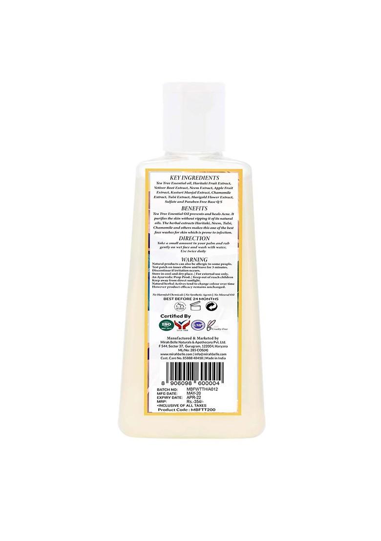 Mirah Belle Tea Tree Anti Acne Face Wash 200 Ml