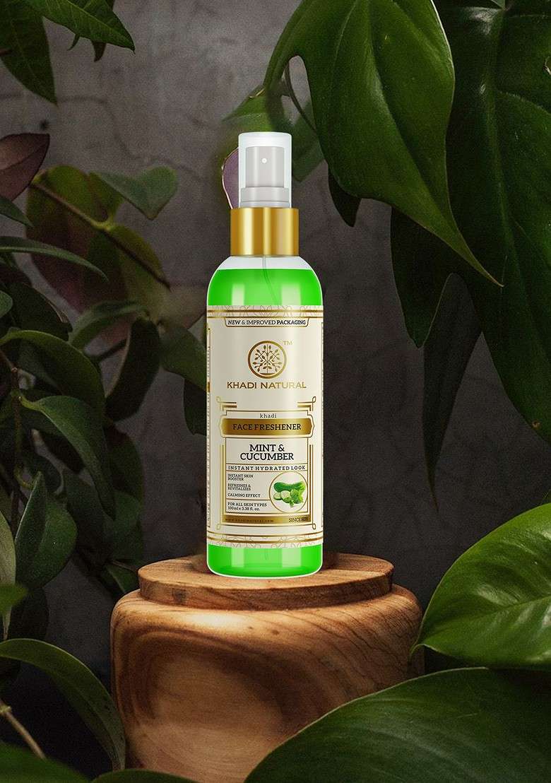 Khadi Natural Set Of 3 Mint Cucumber Face Spray - Indya