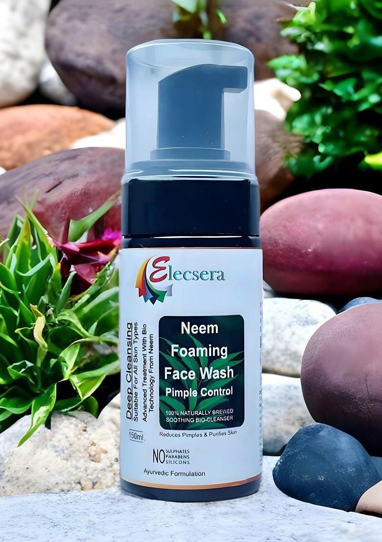 Elecsera Natural Neem Pimple Control Face Wash 150 Ml