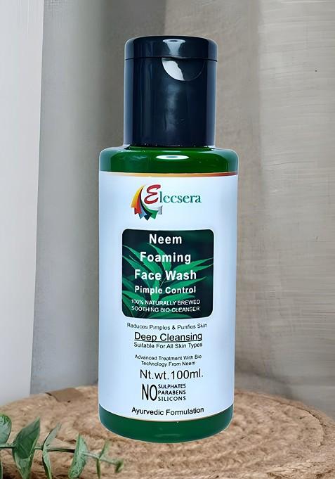 Elecsera Neem Foaming Face Wash For Pimple Control 100 Ml