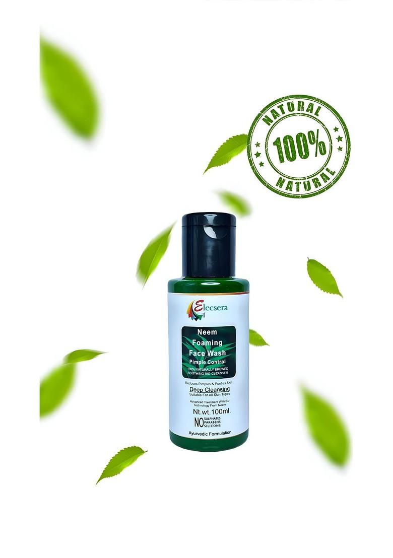 Elecsera Neem Foaming Face Wash For Pimple Control 100 Ml