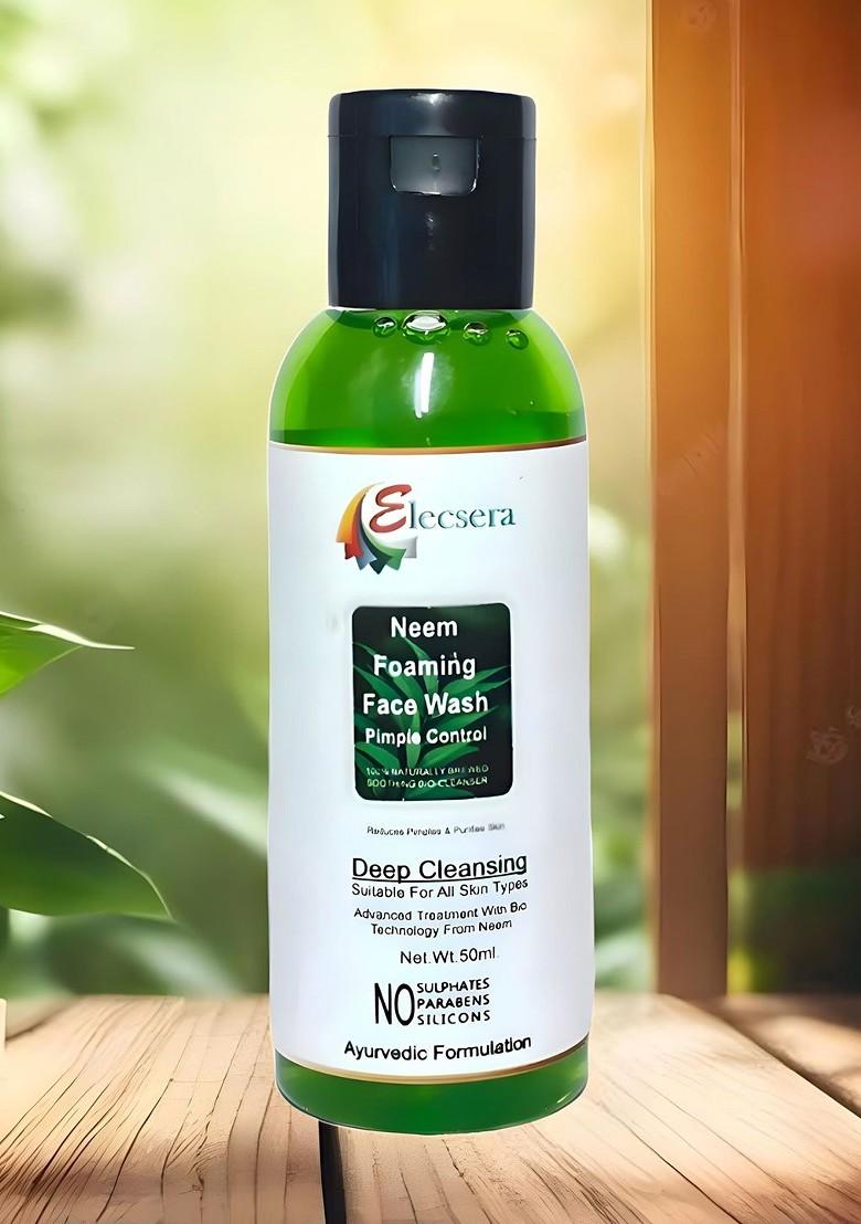 Elecsera Neem Foaming Face Wash For Pimple Control 50 Ml