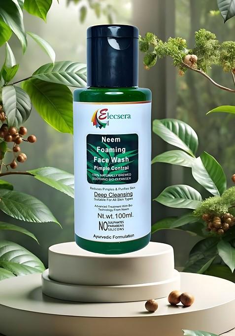 Elecsera Neem Foaming Face Wash For Pimple Control 100 Ml