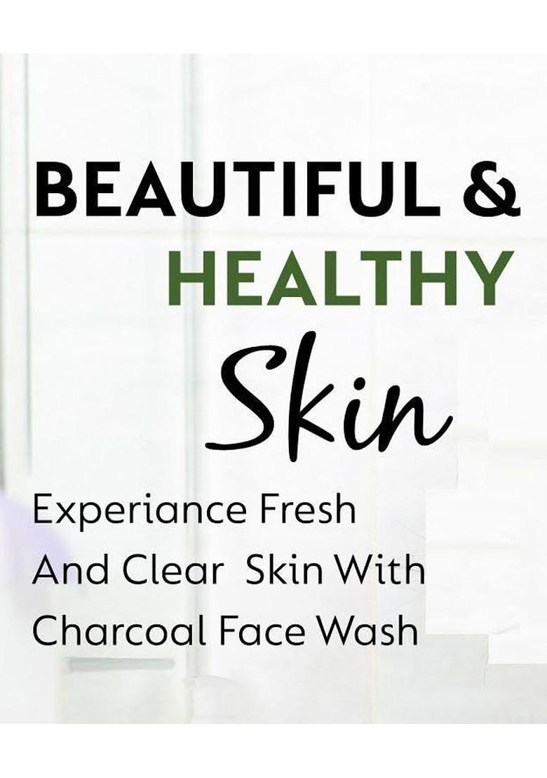 Elecsera Activated Charcoal Foaming Face Wash For Skin Brightening 100 Ml