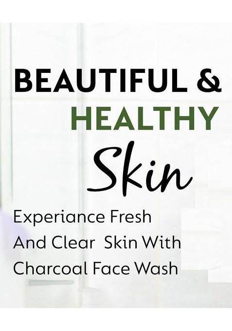 Elecsera Activated Charcoal Foaming Face Wash For Skin Brightening 100 Ml