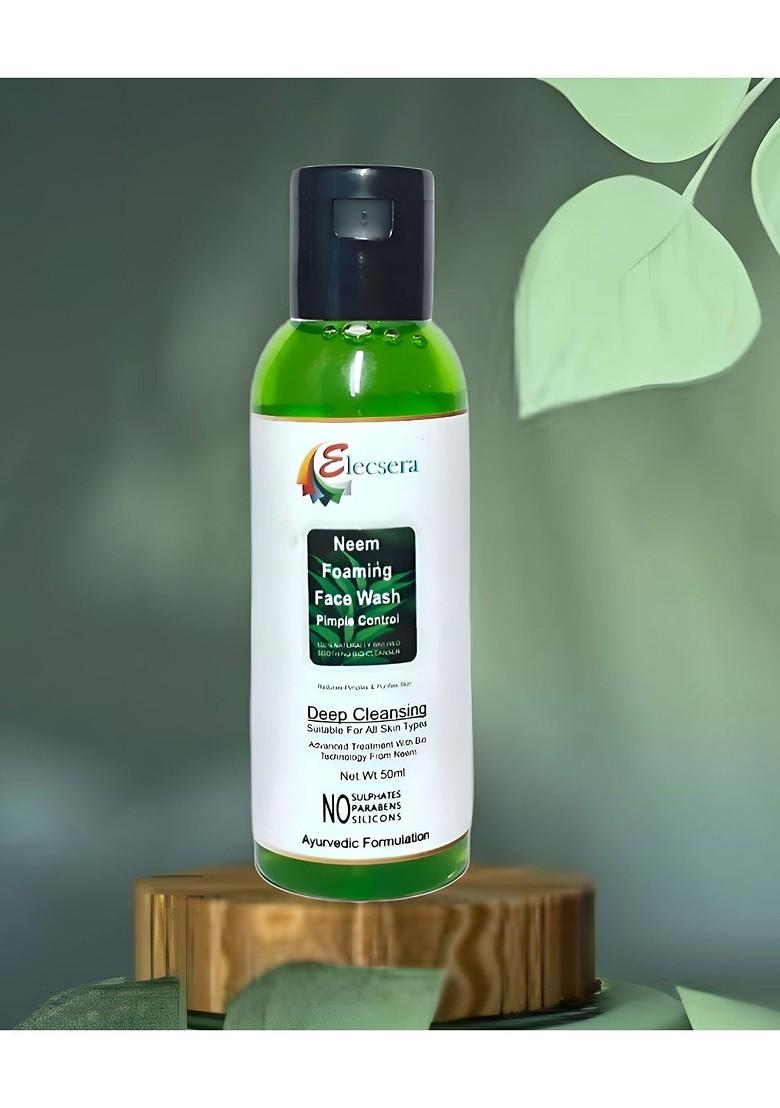 Elecsera Neem Foaming Face Wash For Pimple Control 50 Ml