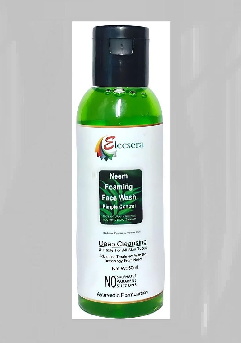 Elecsera Neem Foaming Face Wash For Pimple Control 50 Ml