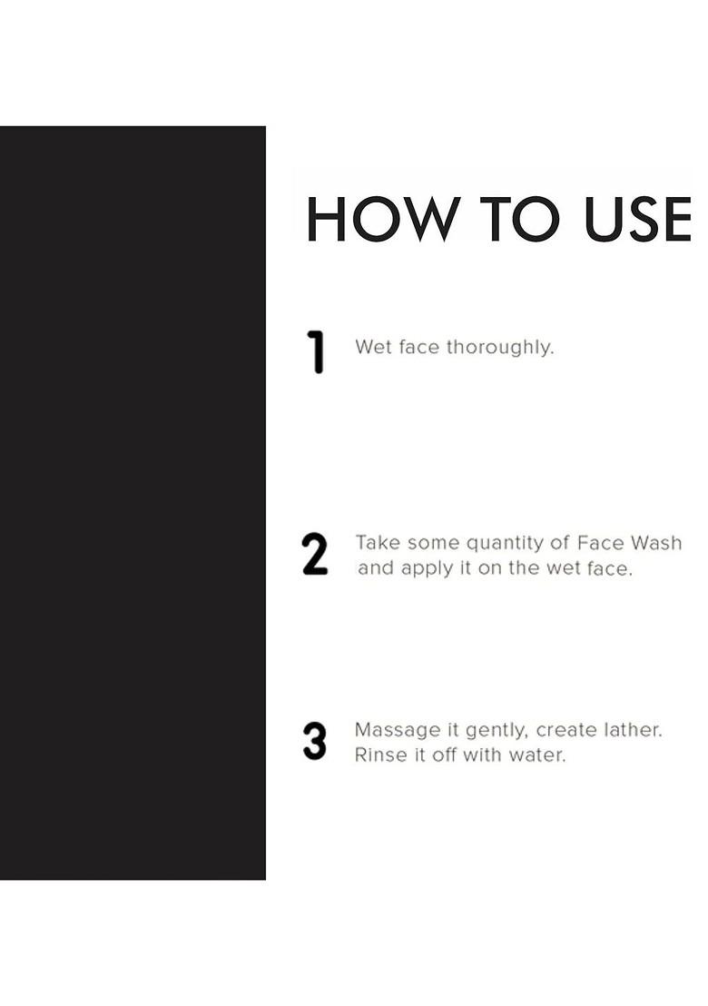 Elecsera Activated Charcoal Foaming Face Wash For Skin Brightening 100 Ml