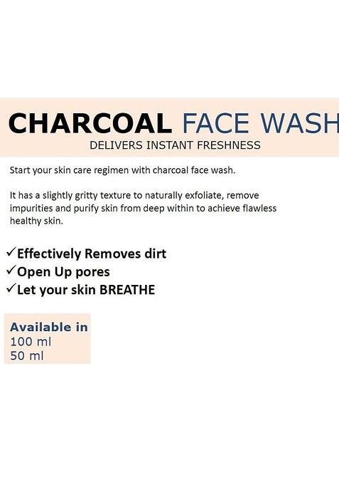 Elecsera Activated Charcoal Foaming Face Wash For Skin Brightening 100 Ml