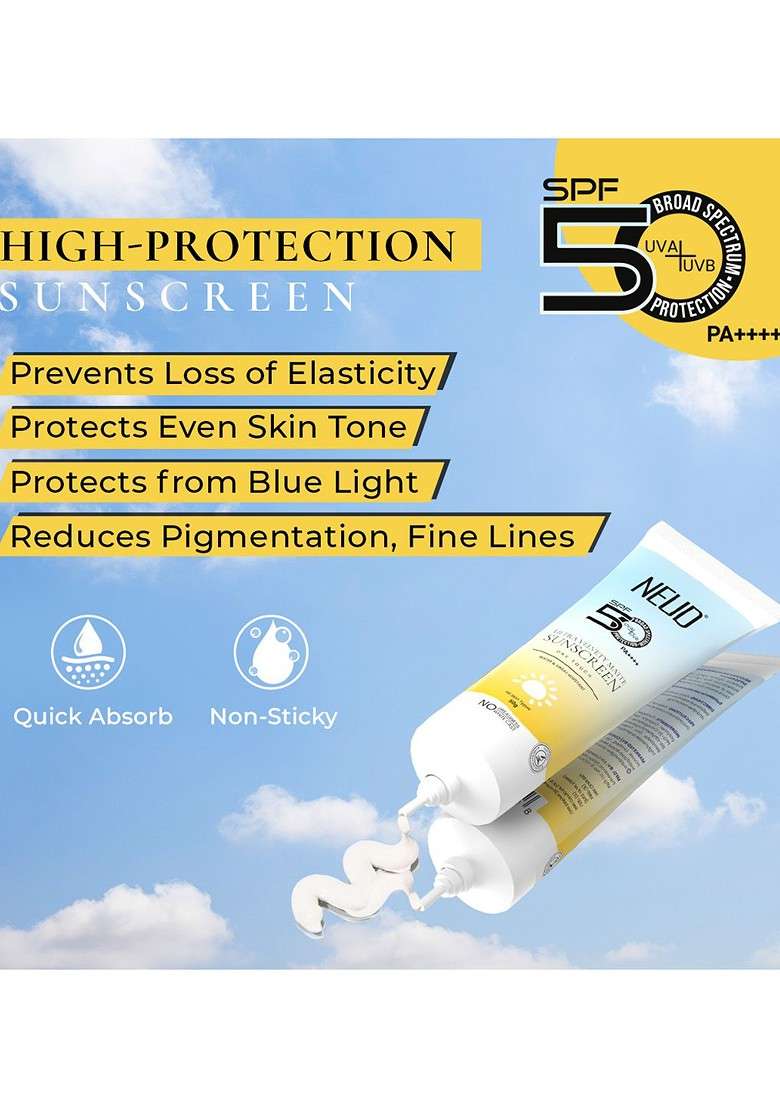 Neud Set Of 3 Velvety Matte Priming Sunscreen Spf 50 With Vitamin E G Each - Indya