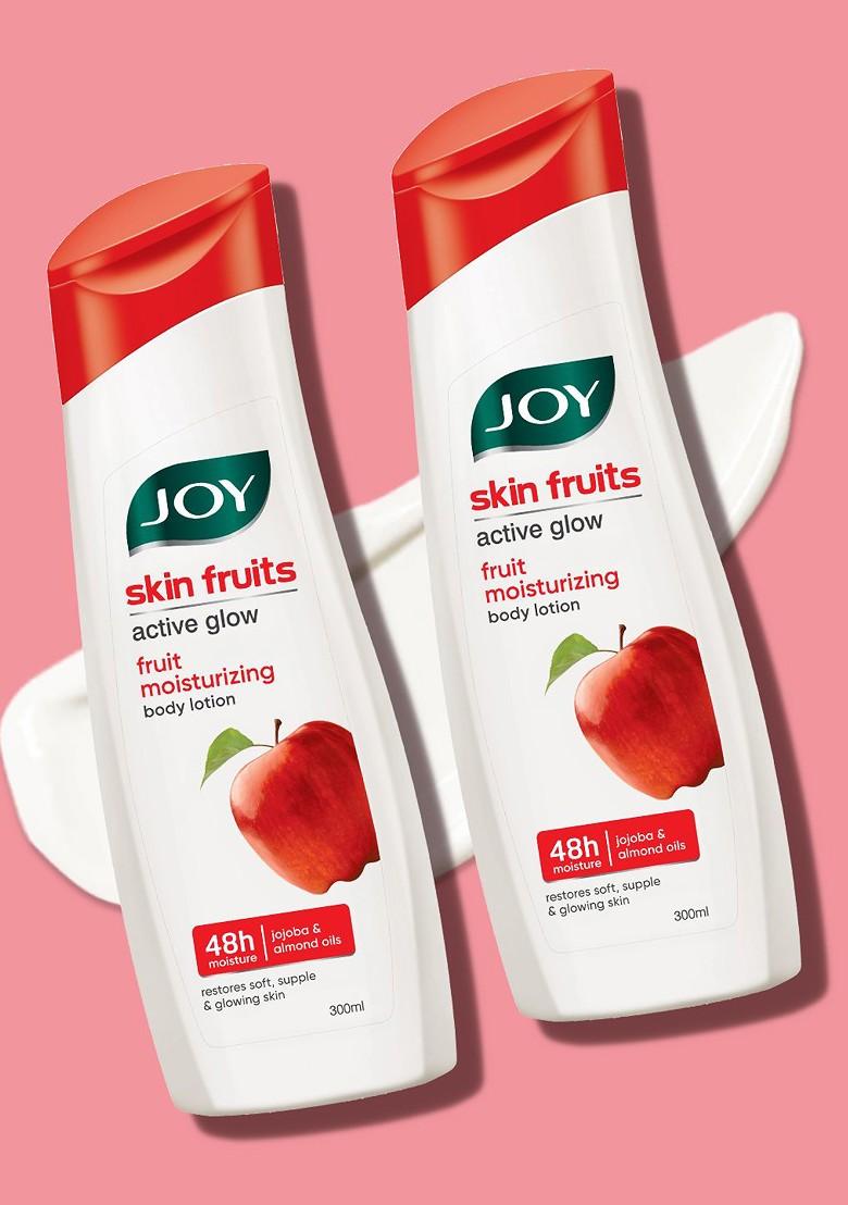 Joy Set Of 2 Skin Fruits Moisturizing Body Lotion 300 Ml Each