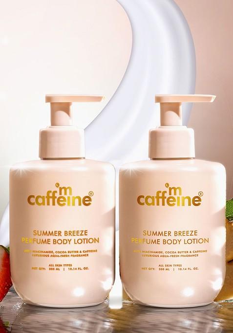 Mcaffeine 2Pcs Summer Breeze Body Lotion With Niacinamide 300 Ml Each