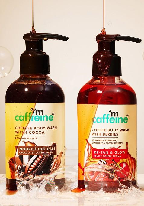 Mcaffeine Set Of Berries Cocoa Shower Gels 400Ml
