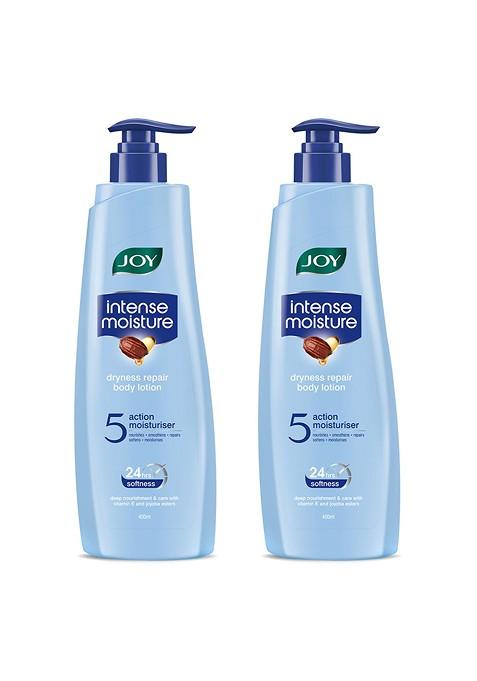 Joy Set Of 2 Intense Moisture Dryness Repair Body Lotion With Vitamin E 400Ml Each