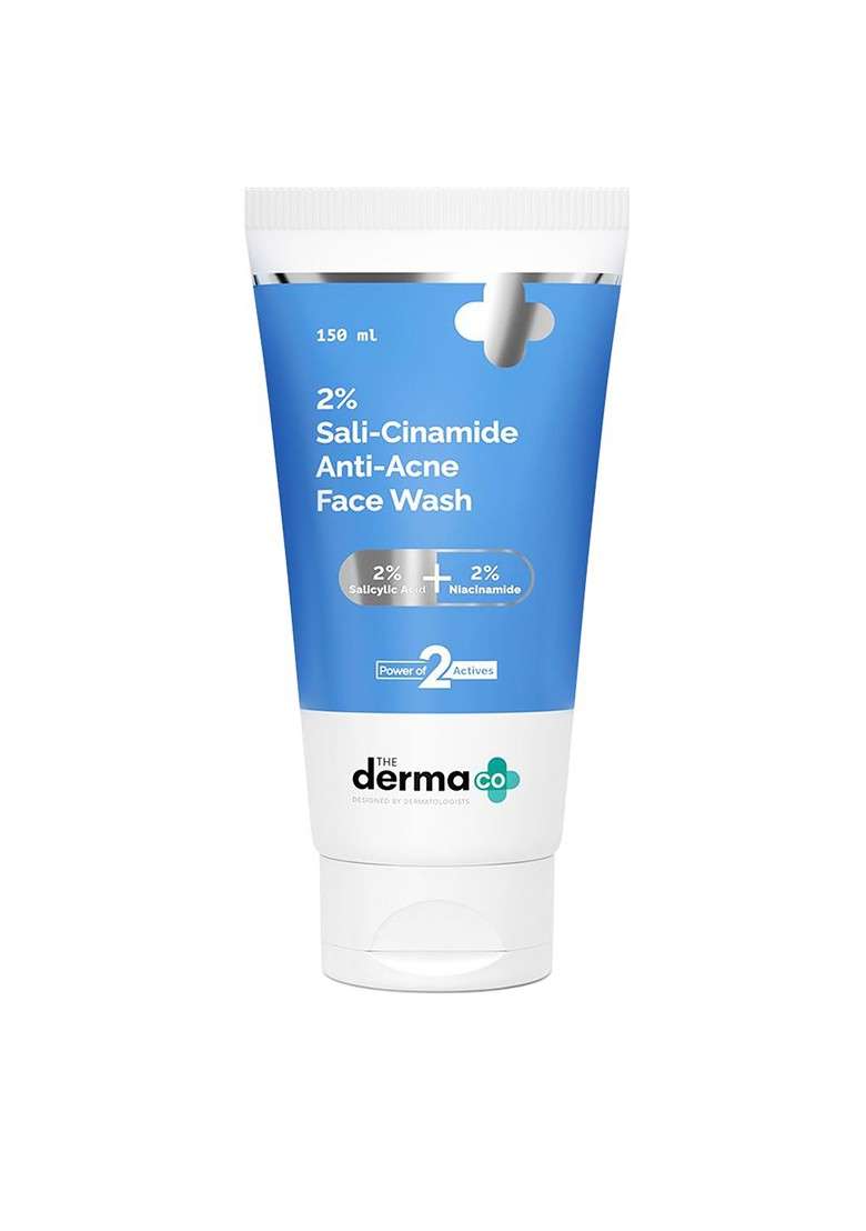 The Derma Co Set Of 2 Sali Cinamide Anti Acne Face Wash 150Ml Each - Indya