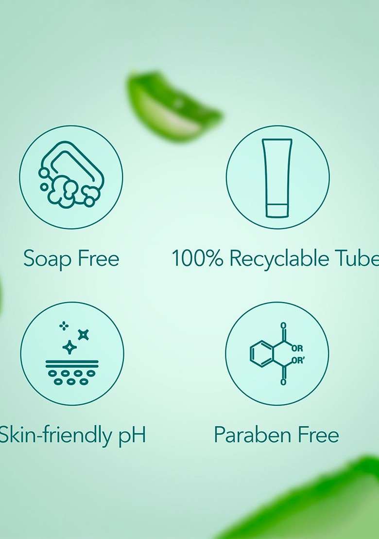 Himalaya Set Of 3 Moisturizing Aloe Vera Face Wash 200 Ml Each - Indya