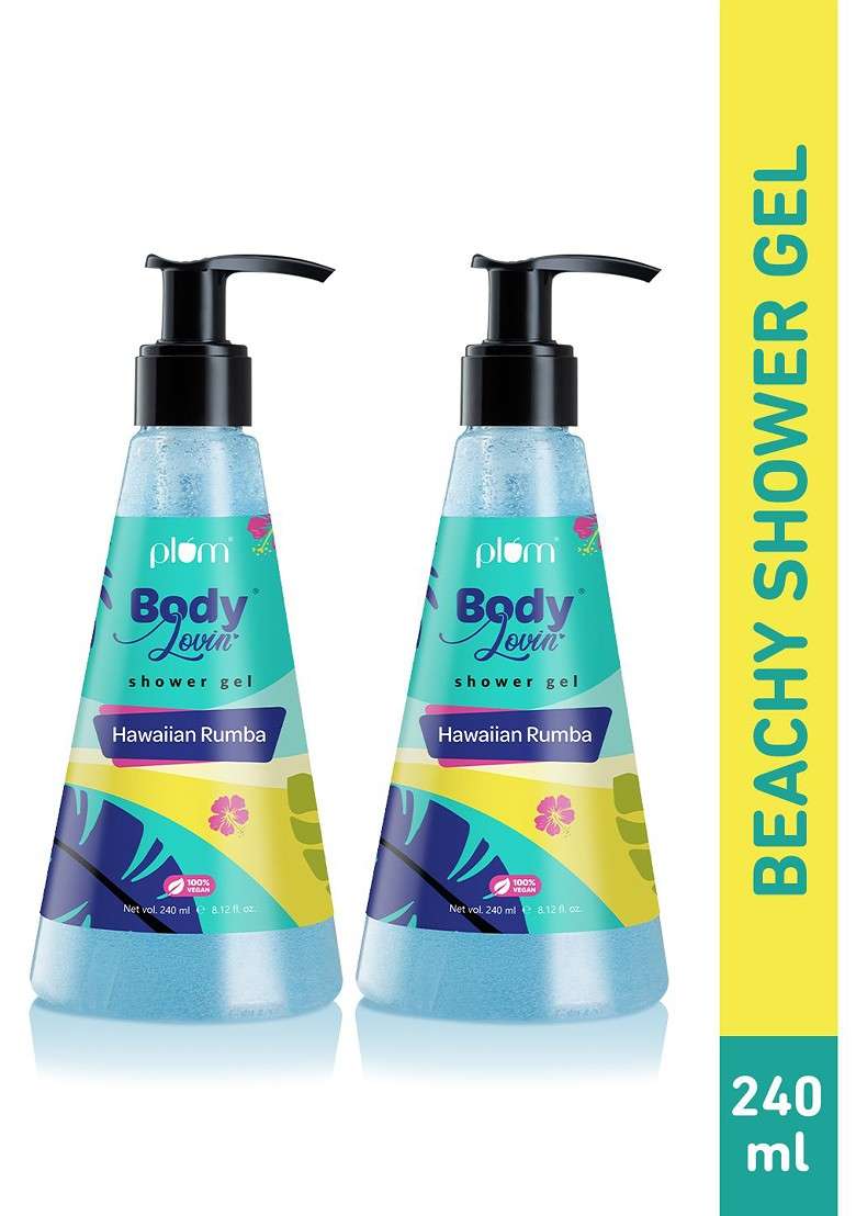 Plum Set Of 2 Bodylovin Hawaiian Rumba Shower Gel 240Ml Each - Indya