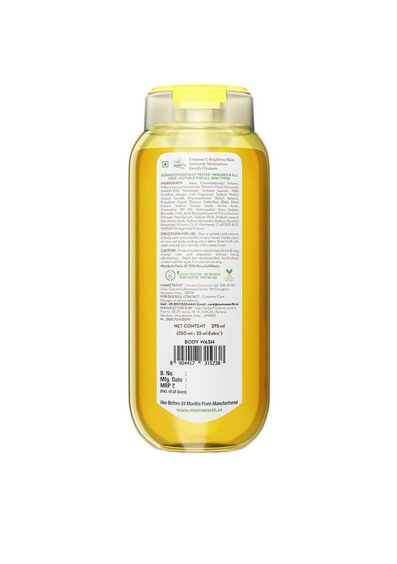 Mamaearth Set Of 2 Vitamin C Moisturizing Body Wash 275 Ml Each - Indya