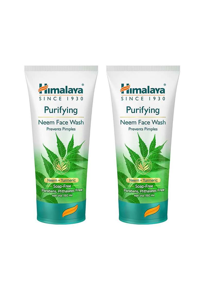 Himalaya Set Of 4 Purifying Neem Face Wash To Prevent Pimple 150 Ml Each - Indya
