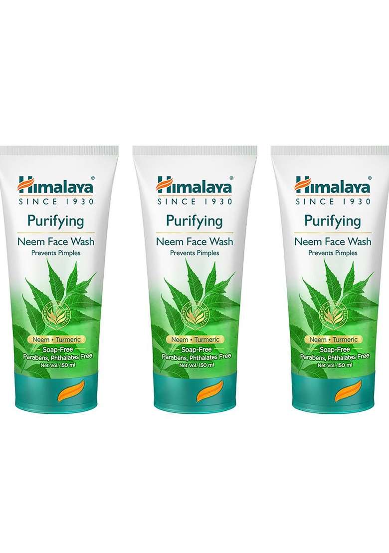 Himalaya Set Of 6 Purifying Neem Face Wash With Turmeric 150Ml Each - Indya