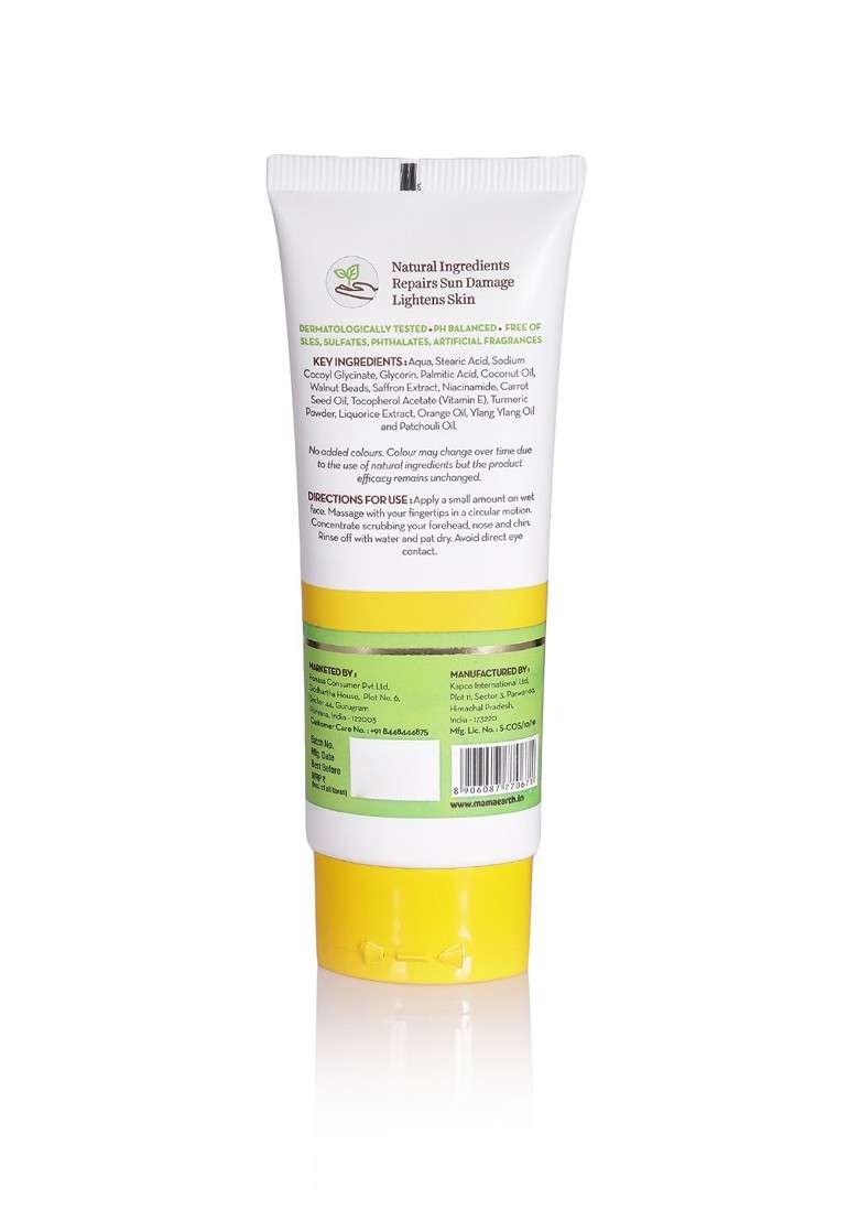 Mamaearth Set Of 2 Ubtan Face Wash With Turmeric Saffron For Tan Removal 100Ml Each - Indya