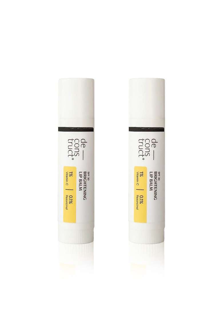 Deconstruct Brightening Lip Balm Duo Nourish Protect With Every Swipe - Indya