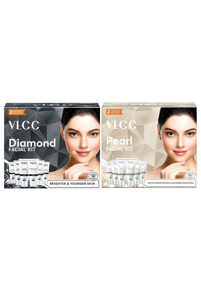 Vlcc Diamond Single Facial Kit 60G Pearl - Indya