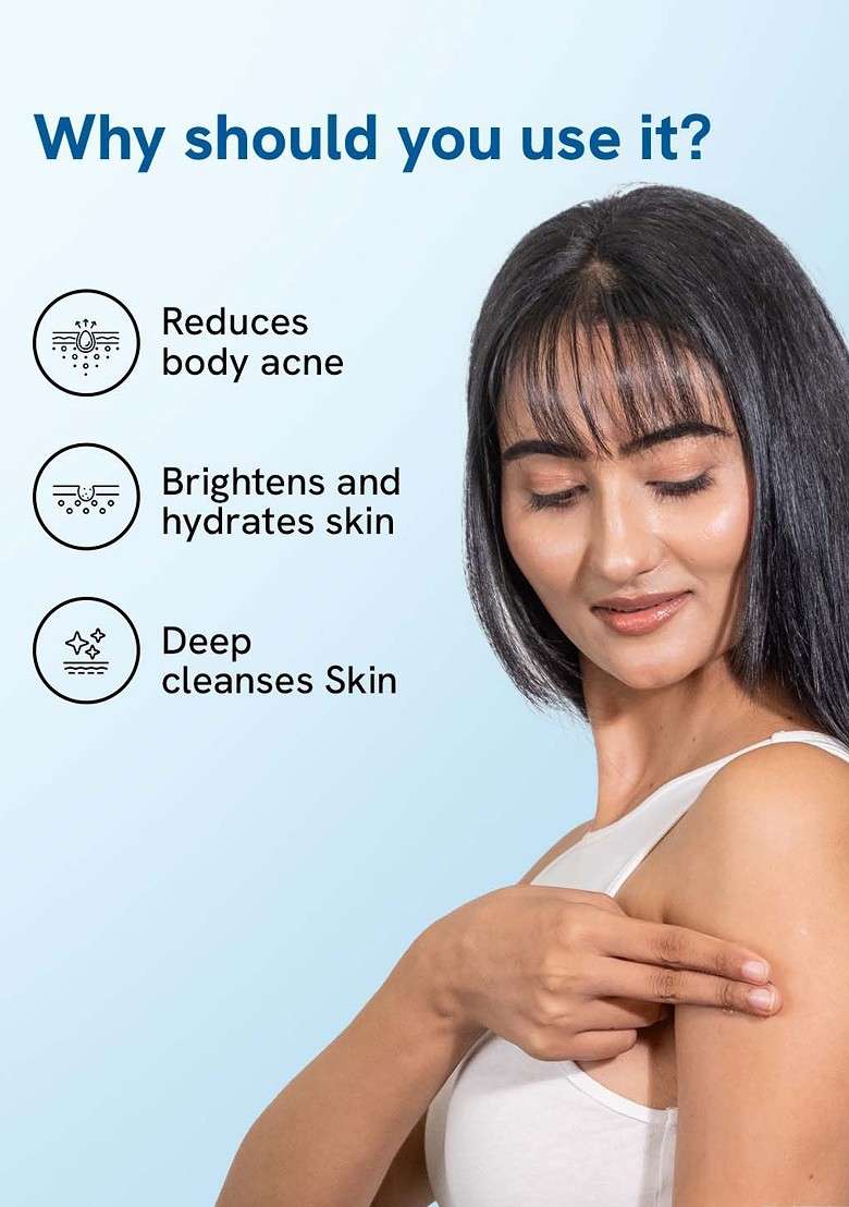 Be Bodywise Set Of 2 Body Wash 1 Salicylic Acid 5 Niacinamide 250Ml Each - Indya