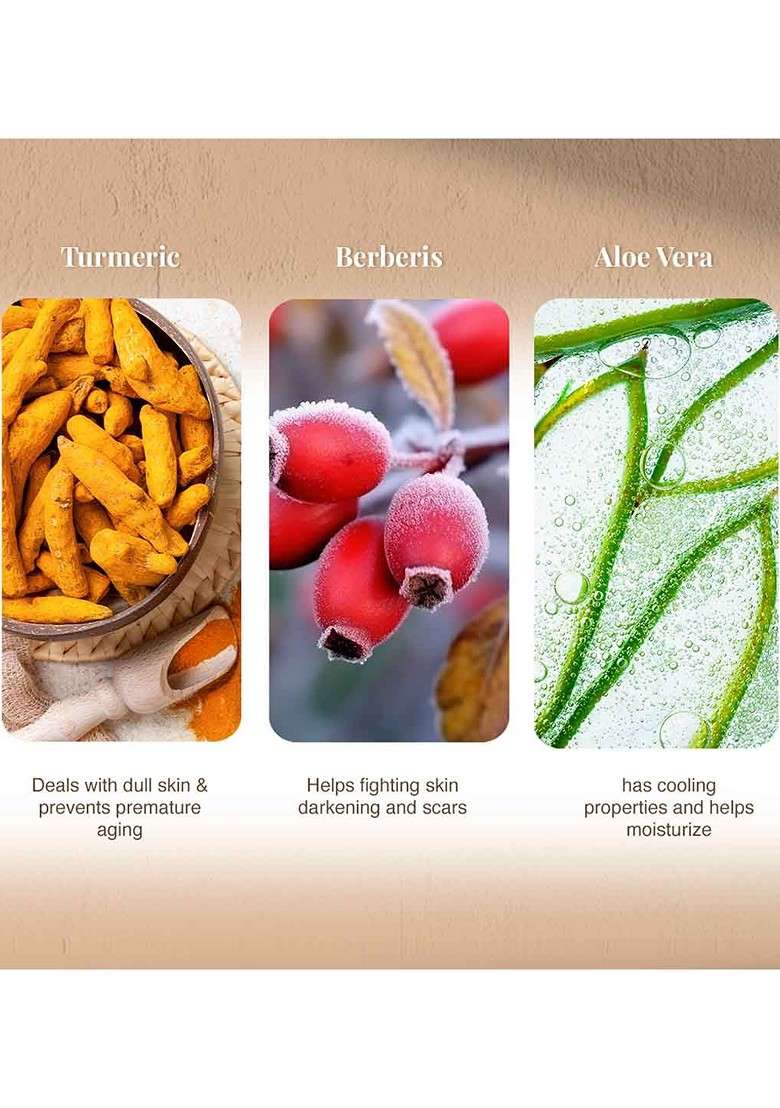 Vlcc Set Of 4 Skin Defense Turmeric Berberis Face Washes 150Ml Each - Indya