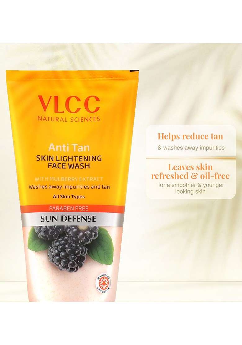 Vlcc Set Of 4 Skin Defense Face Washes Neem Anti Tan - Indya