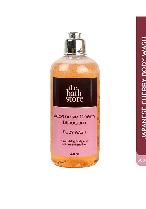 The Bath Store Japanese Cherry Blossom Body Wash With Strawberry 300 Ml