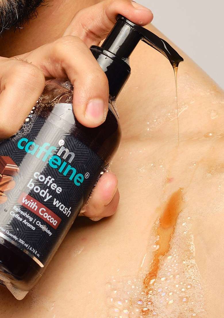 Mcaffeine Set Of 2 Refreshing Coffee Body Wash With Cocoa 200Ml Each - Indya