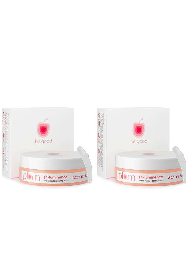 Plum Set Of 2 E Luminence Simply Supple Cleansing Balm With Vitamin 90G Each - Indya