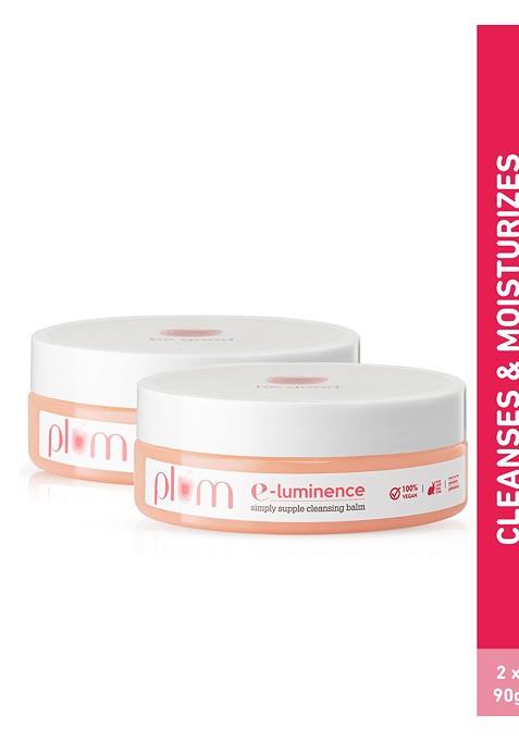 Plum Set Of 2 E Luminence Simply Supple Cleansing Balm With Vitamin 90G Each