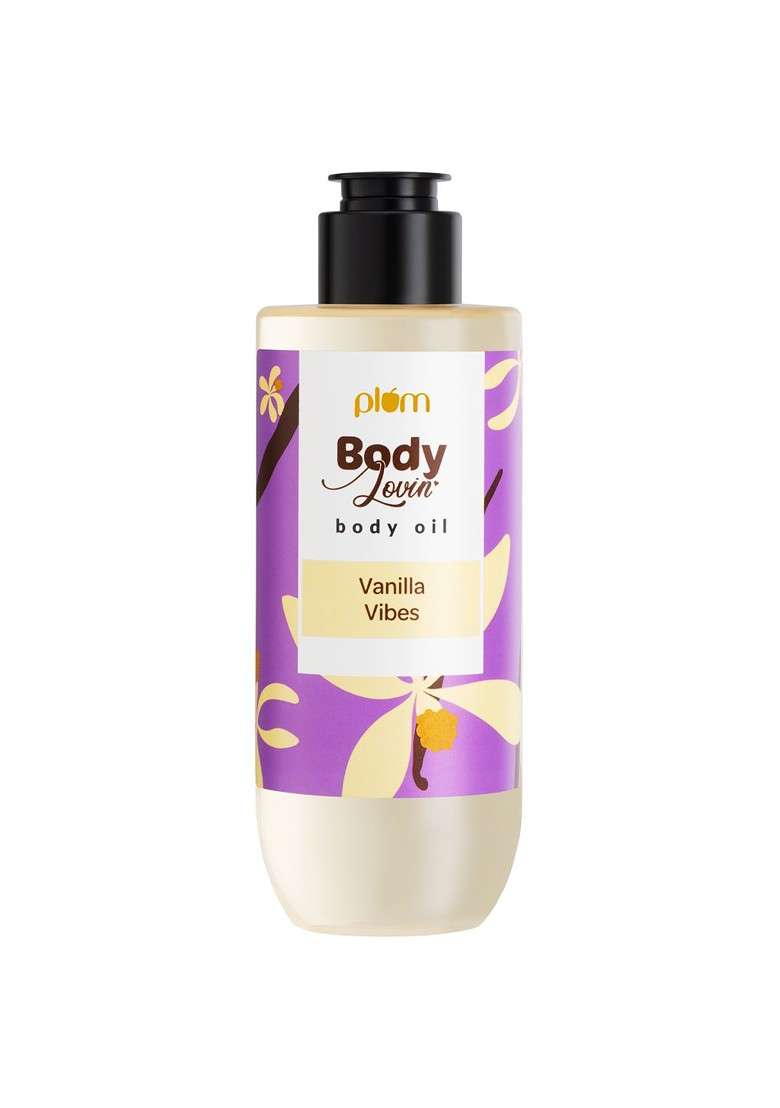 Plum Bodylovin Vanilla Vibes Body Oil 200Ml Mist 150Ml Rumba Shower Gel 240Ml - Indya