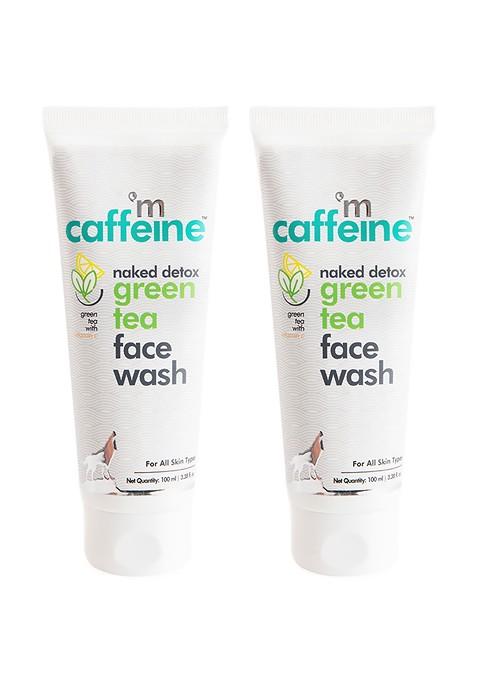Mcaffeine Set Of 2 Vitamin C Green Tea Face Wash 100Ml Each