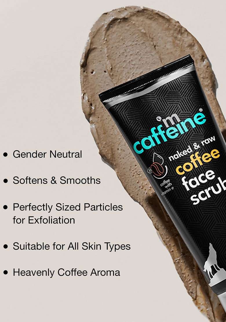 Mcaffeine Set Of 2 Coffee Exfoliating Face Scrub For Fresh Glowing Skin 100G Each - Indya
