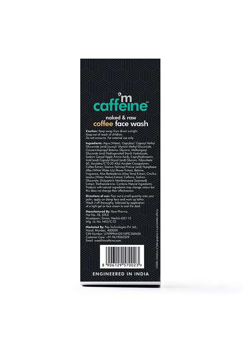 Mcaffeine Set Of 2 Coffee Face Wash For Glowing Skin 75Ml Each - Indya